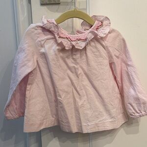 Jacadi Pink Ruffled Kids Top